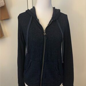 Splendid Dark Blue Zip-Up Hoodie